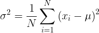 population variance